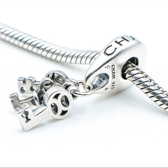 Chamilia 3 keys charm - Picture 6 of 8